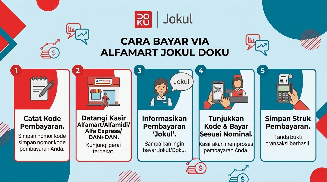 Cara Pembayaran via Alfamart (JOKUL - DOKU)