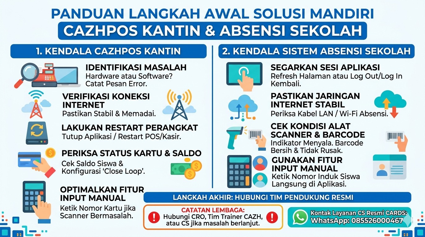 Apa Langkah Awal Yang Harus Dilakukan Saat Terjadi Kendala sistem di Sekolah?