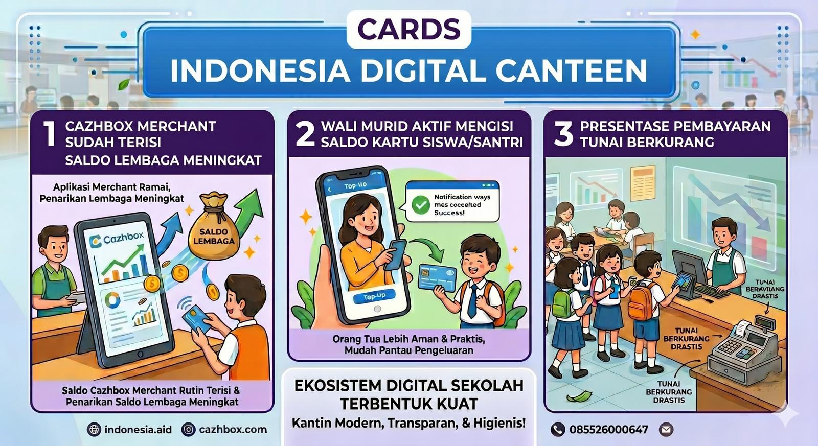 Bagaimana Cara Mengetahui Kantin Sudah Menerima Pembayaran Non Tunai?