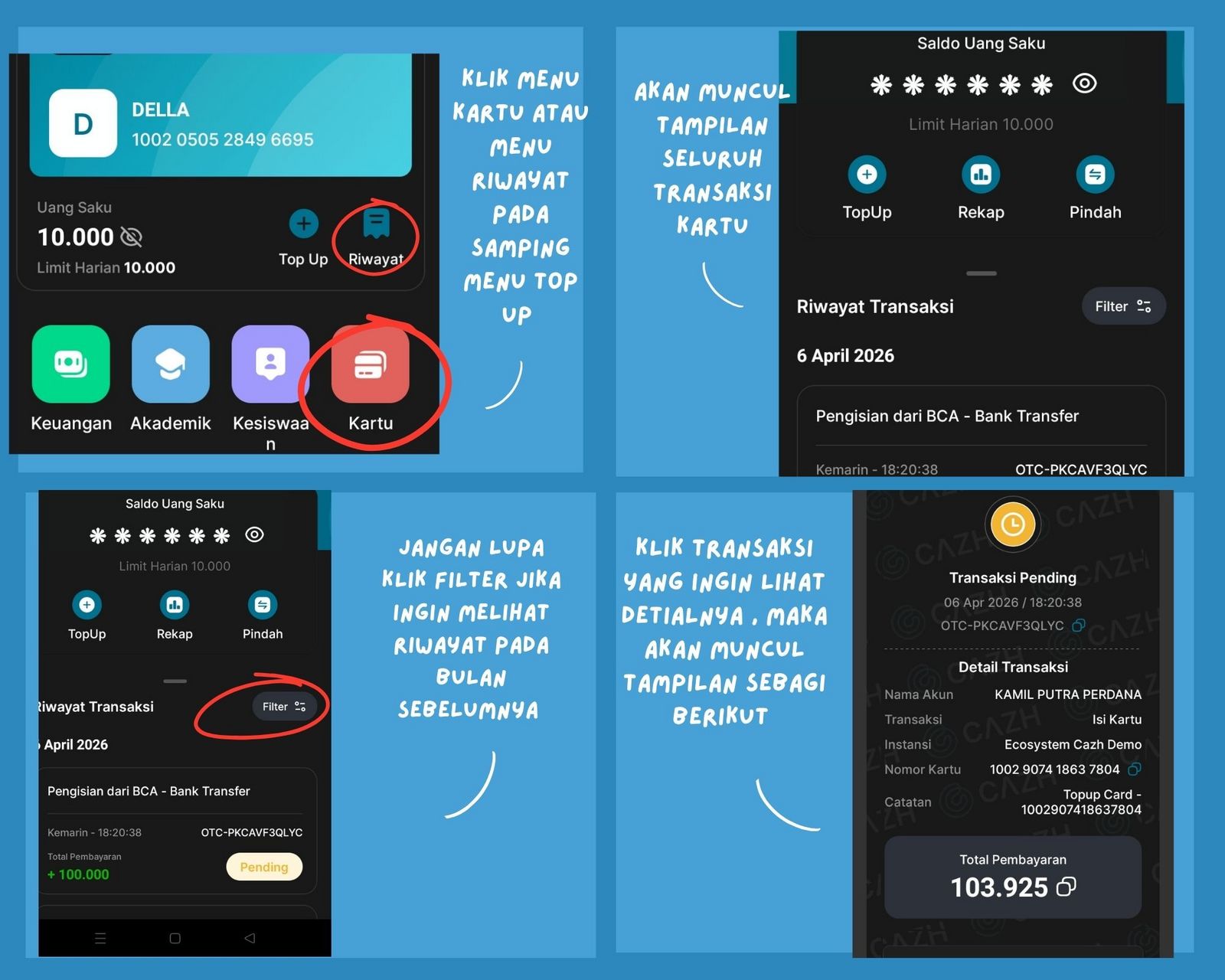 Kenapa Transaksi Tidak Muncul Pada Riwayat?