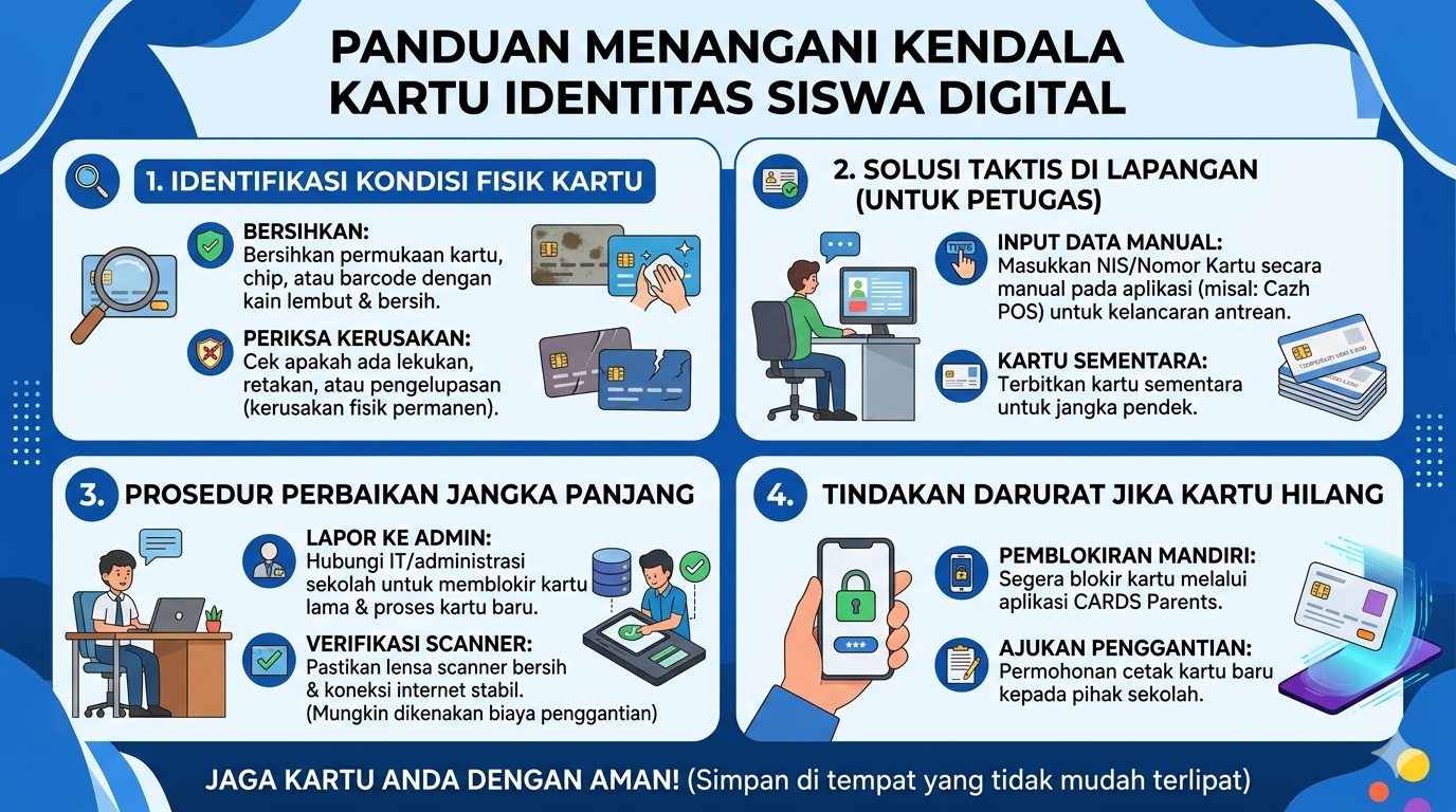 Bagaimana Jika Kartu Rusak atau Tidak Terbaca?