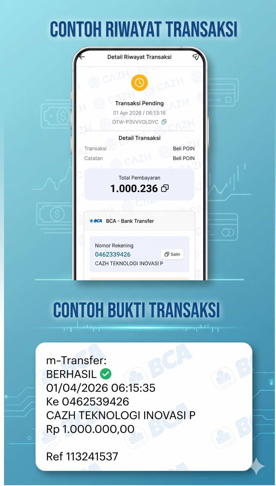 Jangan Sampai Salah berikut Cara Transaksi Dengan Transfer (BCA)