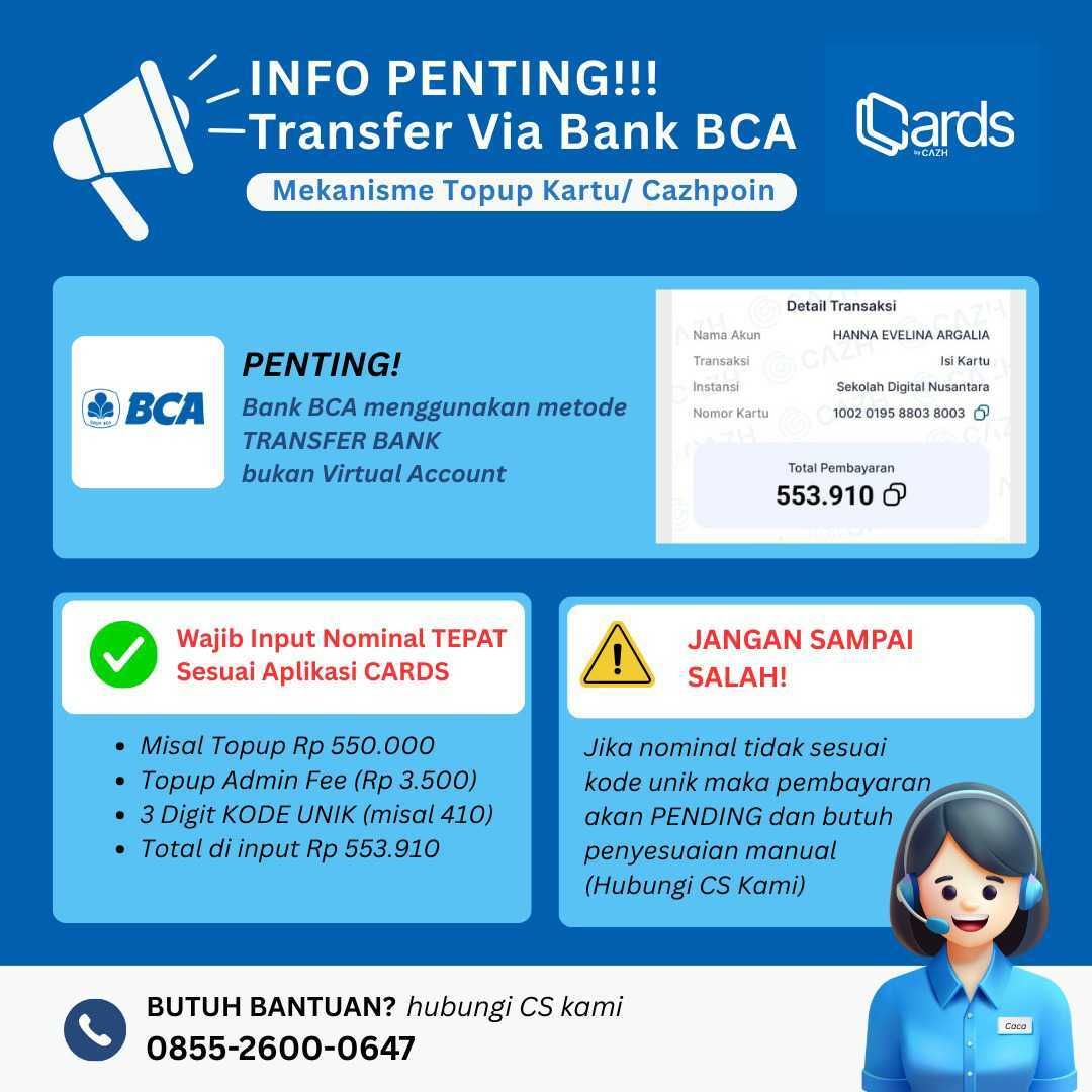 TRANSFER BCA