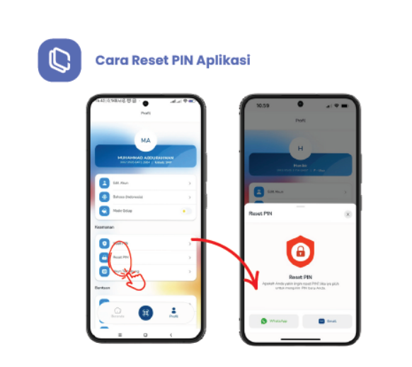 Cara mengubah PIN Aplikasi CARDS Edu