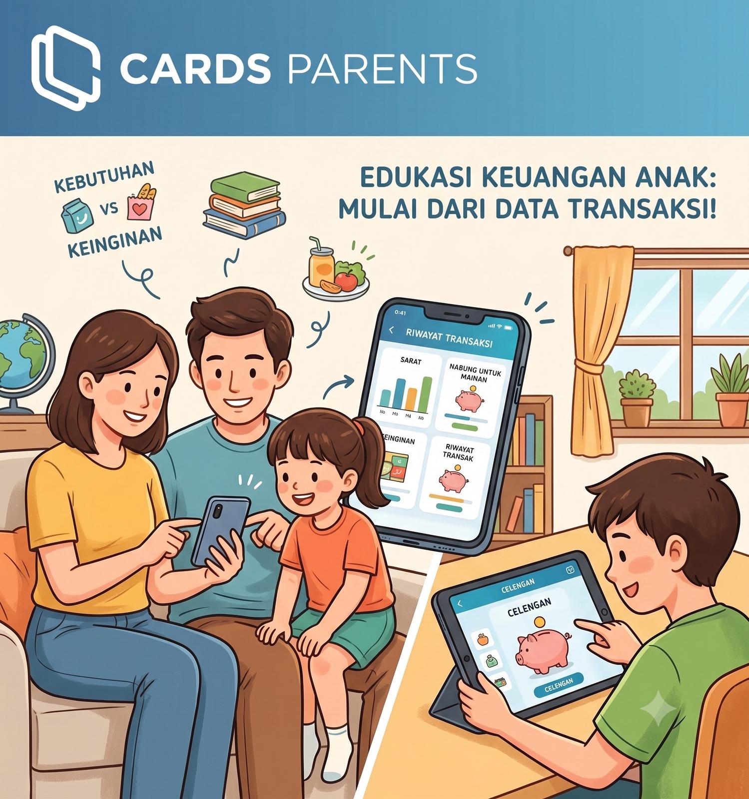 Cara Menggunakan Data Transaksi untuk Edukasi Keuangan Anak