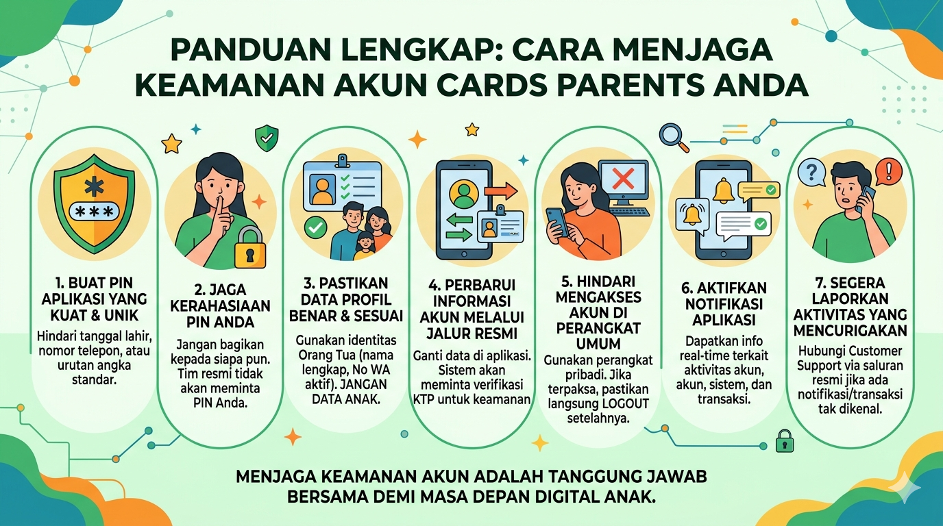 Bagaimana Cara Menjaga Keamanan Akun Cards Parents?