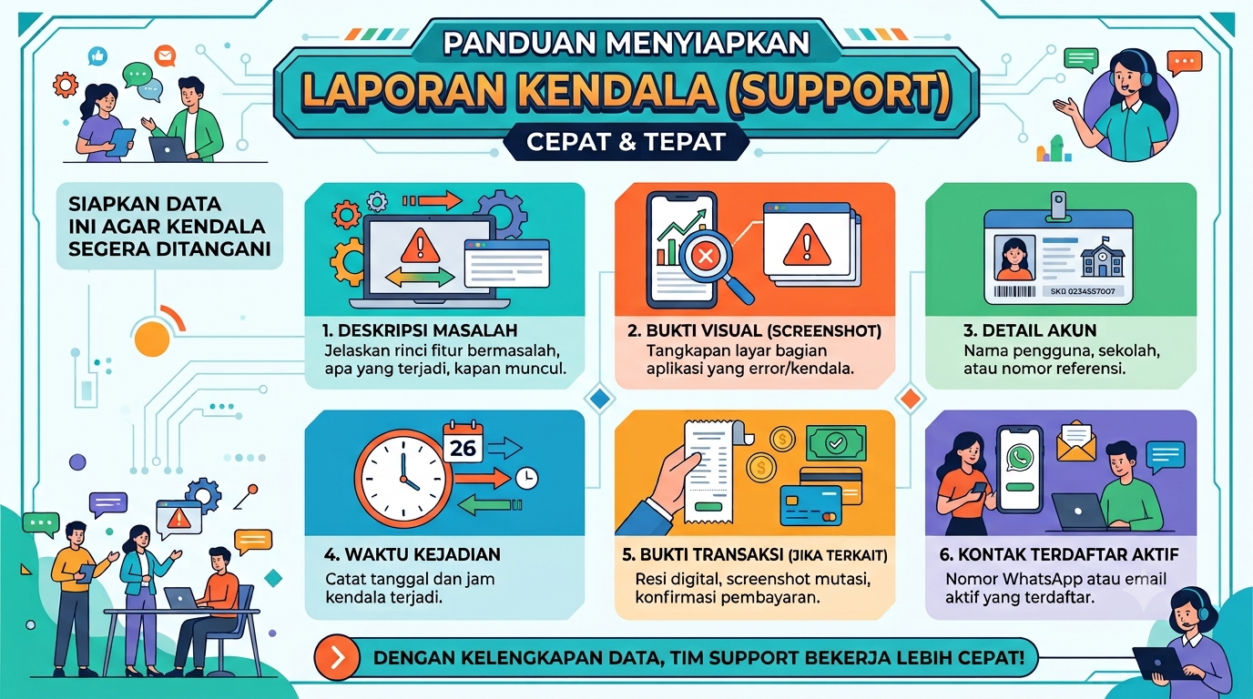 Cara Menyiapkan Informasi yang Dibutuhkan Tim Support