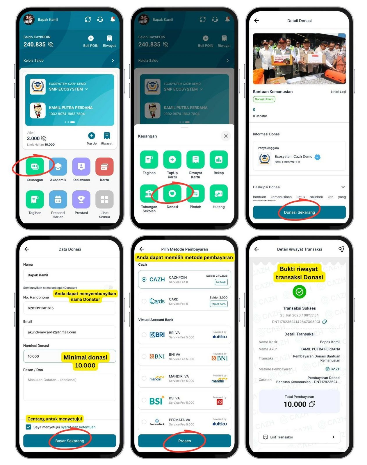 Bagaimana Cara Melakukan Donasi Melalui Aplikasi?