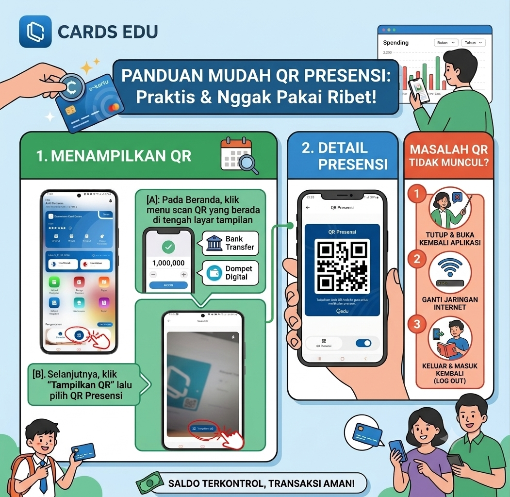Cara Menampilkan QR Presensi