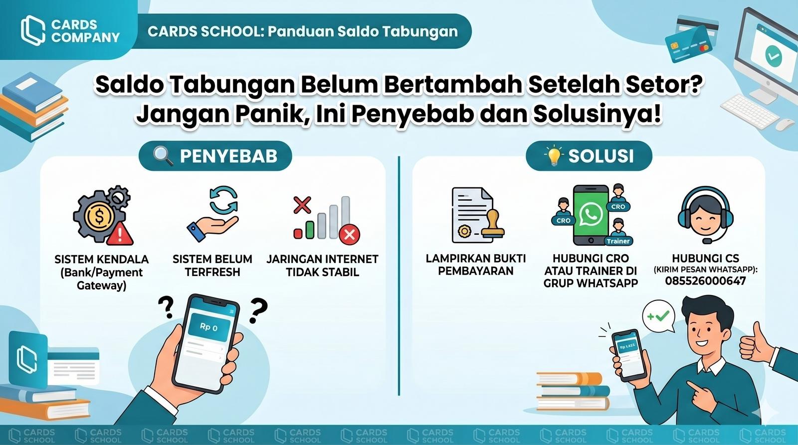 Kenapa Saldo Tabungan Belum Bertambah Setelah Setor?