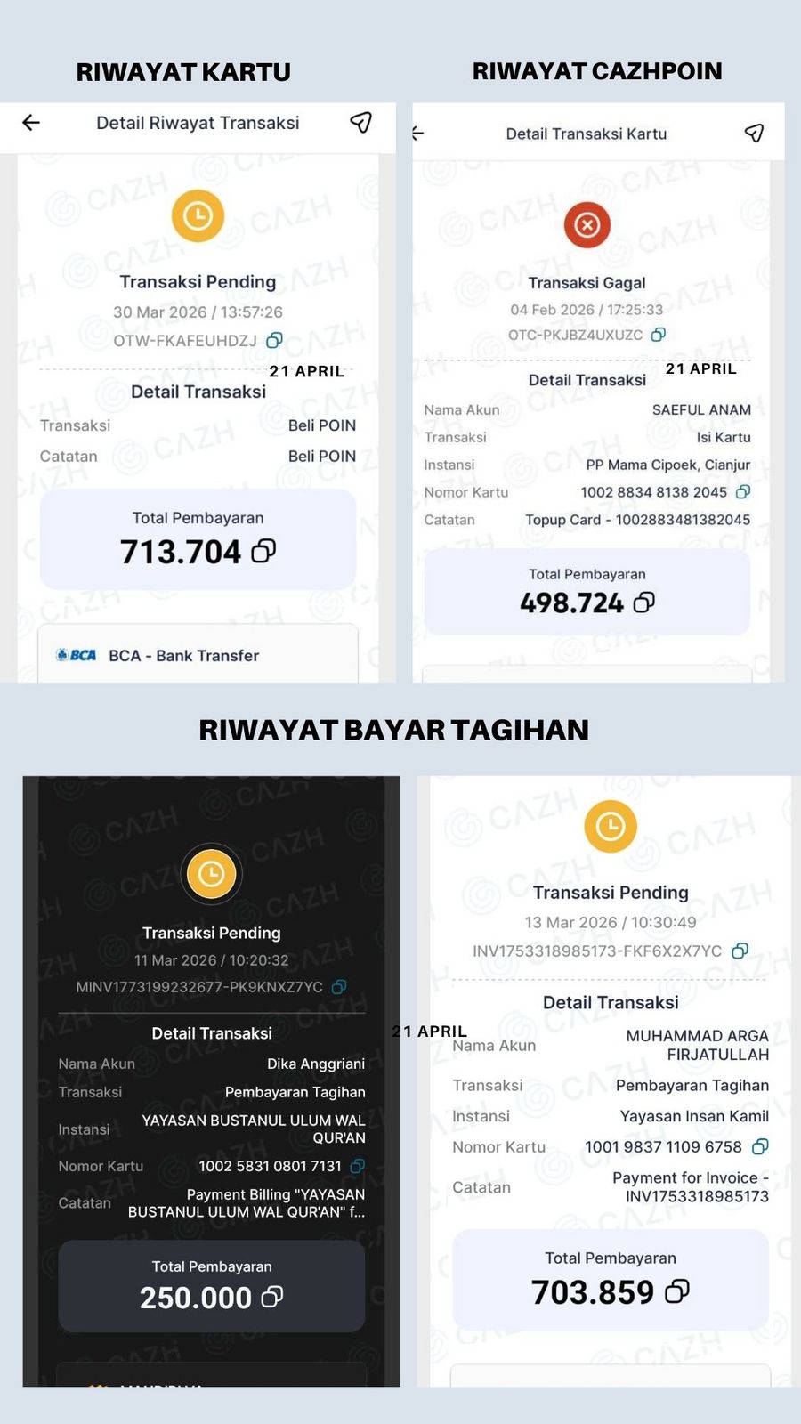 Apakah Perlu Transfer Ulang Jika Transaksi Masih Pending/Gagal