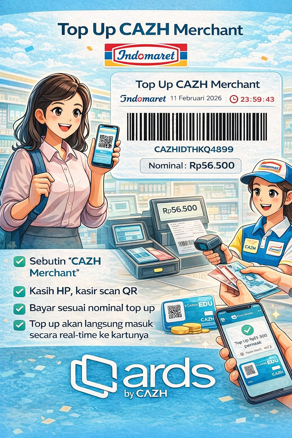 CARA BAYAR MEMBAYAR PADA INDOMARET