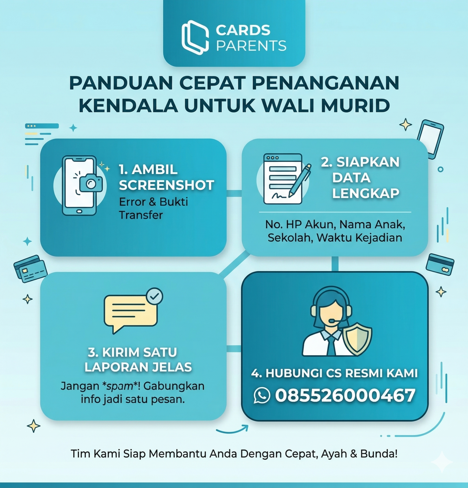 Bagaimana Cara Mempercepat Penanganan Kendala?
